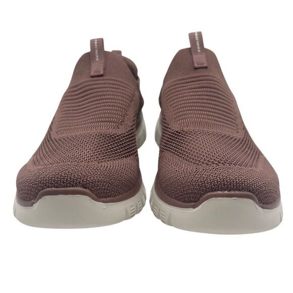 Skechers Memory Foam Slip On Sneakers Mauve Size 7 - Picture 4 of 9